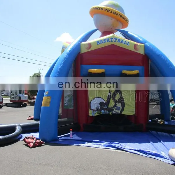 5 In 1 Inflatable World Sports Games Baseball Football Soccer Basketball Darts and Frisbee photo-4