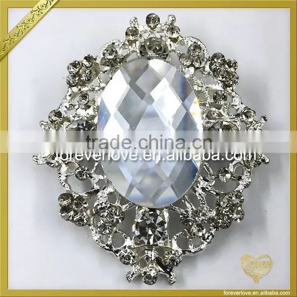 Fashion Jewelry Tear Drop Brooch for Wedding Design FB033 photo-2