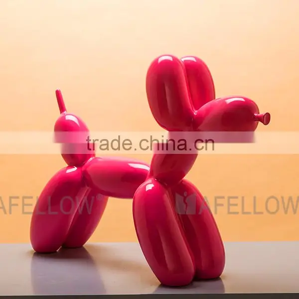 Fiberglass Dog Mannequin,animal Pink Mannequin Balloon Dog Manikin Dog KEVIN2-PK photo-2