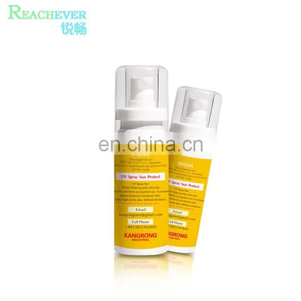 Skin Care Private Label Cosmetics Private Label Sunscreen Spray For Face Care