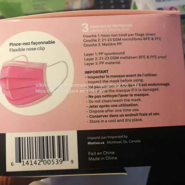 Multiple Colors Protective Face Mask Effective Resistance to Droplets photo-3