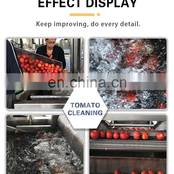 Industrial Small Air Bubble Fruit And Vegetable Basket Washing Machine photo-4