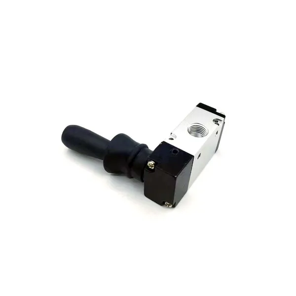 4HA210-06 5 Way 1/8 Inch Air Control Valve Manual Pneumatic Reset Hand Lever Valve photo-3