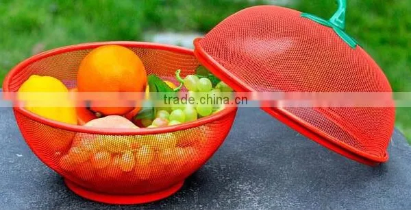 KH Steady Product Quality Cute Apple Shape Fruit Basket photo-5
