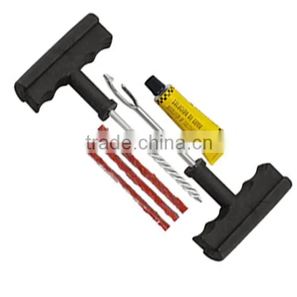 6 PCS Tubeless ATV SUV Motorcycle can passenger Tire Repair Plug Kit Tire Patch Fix Tools Puncture Repair kit