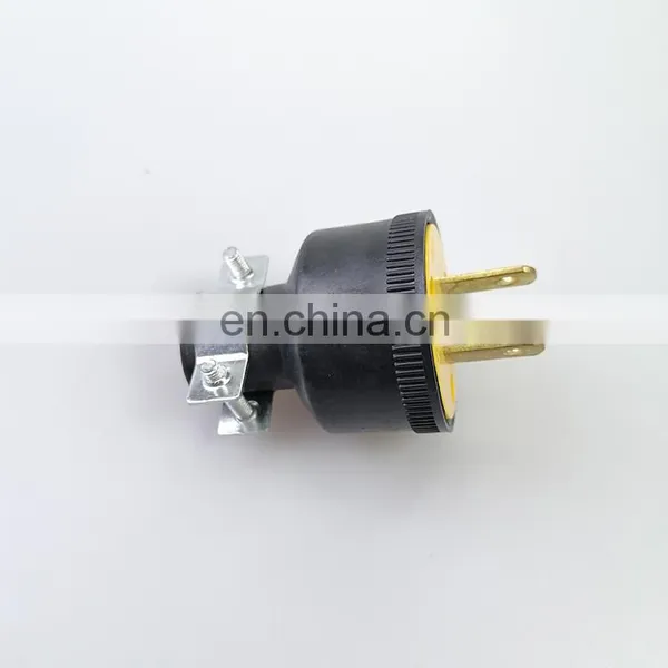 Hot Selling Yellow Power Plugs Copper Accessories Electric Plug Socket photo-2