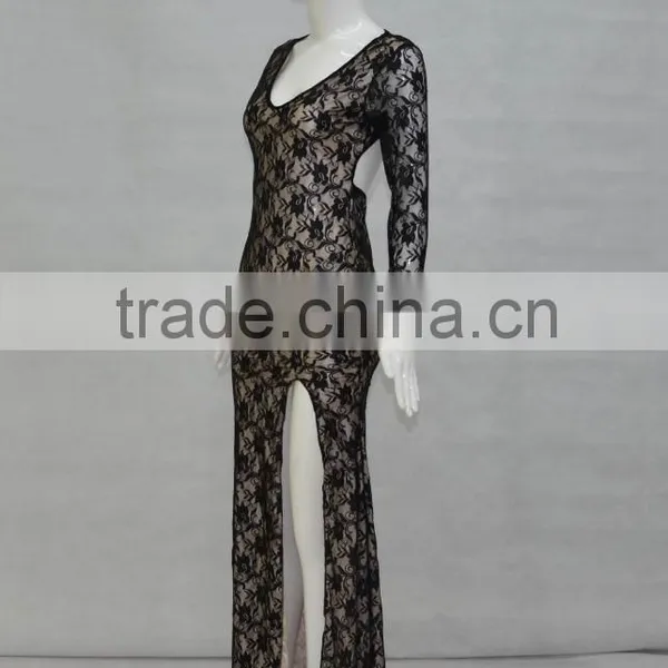 Latest Dress Designs Fashion Sexy Halter Dress Lady Dress photo-2