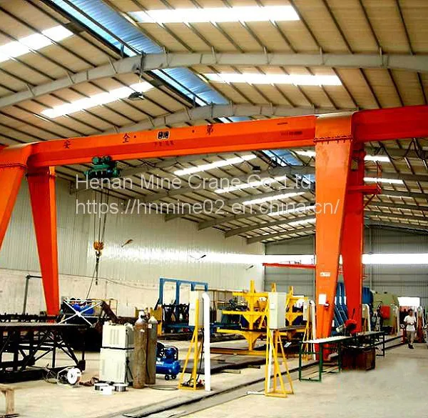 MH Single Girder Gantry Crane Hoist Trolley Boxed Type Squirrel Cage Reducer photo-4