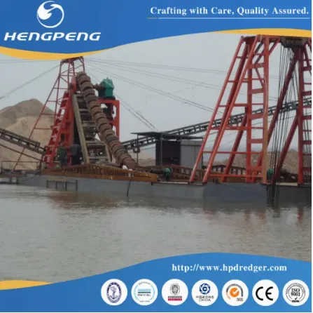 Robust Engineering China Chain Bucket Gold Mining Dredger for Mining Efficiency photo-4