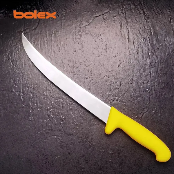 Butcher Slaughter Knives Curved Boning Knife 13cm 15cm 6 Inch 18cm 21cm Meat Processing Knife Cuchillo Deshuesador Deshuesar Deshuesado Carnicero Chino Cbhine China photo-4