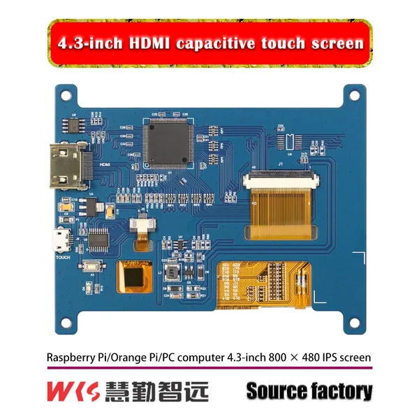4.3-inch TFT LCD and 800x480 Resolution HD-MI Interface Touch Screen Display photo-2