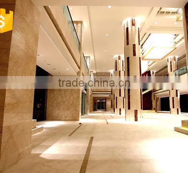 High Quality Natural Polished Cream Block Marble Stone photo-2