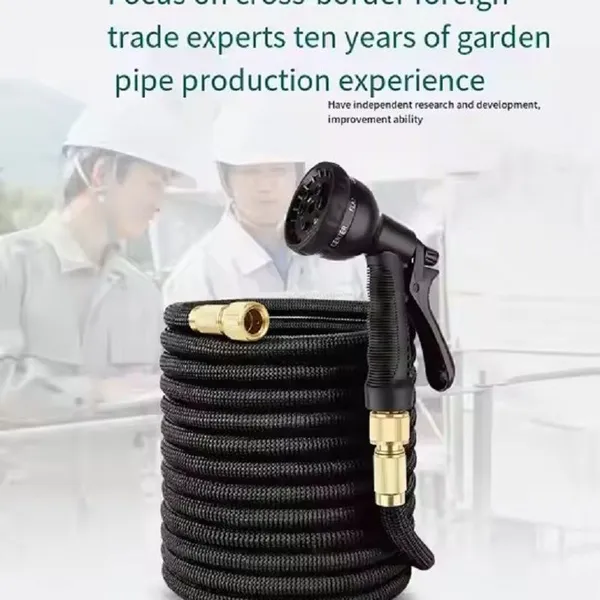 Garden Watering Expandable Hose Latex Inner Tube Magic Garden Hose With Nozzle