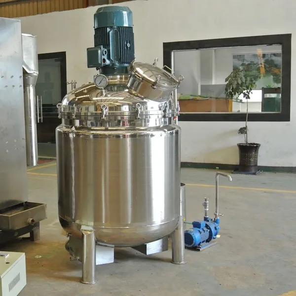 Double Jacketed Liquid Mixer Heating Cooling Multi-Functional Mixing Tank