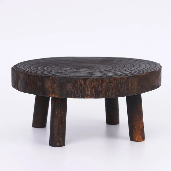 Paulownia Solid Wood Stool photo-2