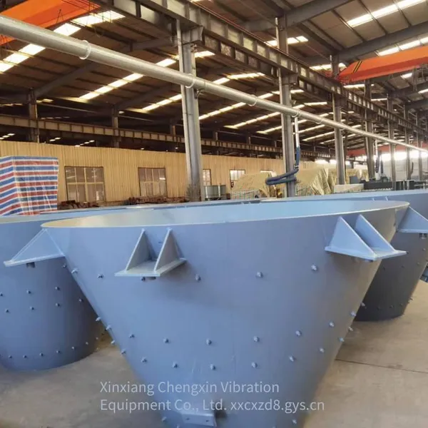 Chengxin Brand Vibrating Funnel, Anti-blocking Vibrating Silo, Customizable Size, Used With Vibrating Feeder photo-2