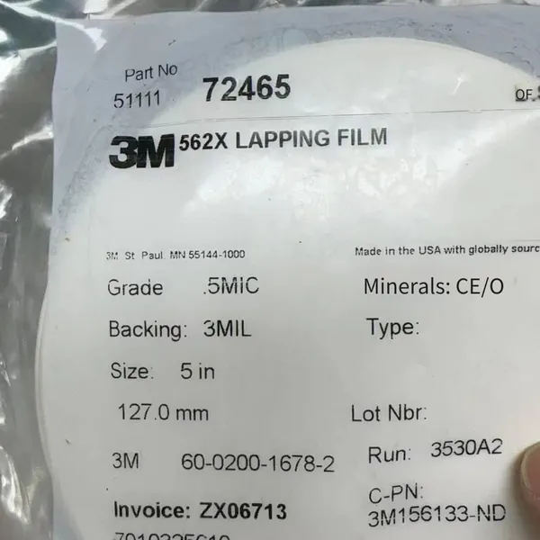 3m 562x 5mic Semiconductor Grinding Disc photo-2