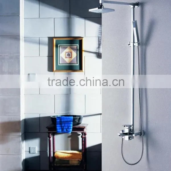 China Manufacturer Luxury Stainless Steel Rain Bath Shower Set With Hand Shower Pout Shower Head Rain photo-2