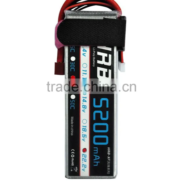 HRB 6S 22.2V 30C 5200mah Lithium Polymer Lipo Battery for RC Hobby Drone Car Boat photo-2
