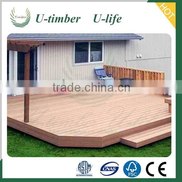 Wood Plastic Composite New Material WPC Outdoor Floor photo-4