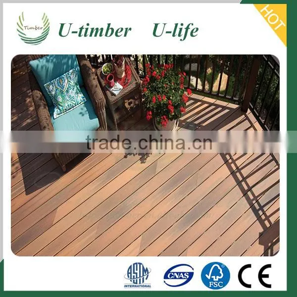 High Quality Wood Plastic Composite Boards Flooring photo-5