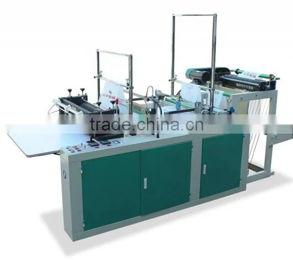 Computer Sealing Cold Cutting Carry Plastic Bag Making Machine photo-2