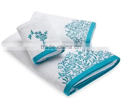 New Border High Quality 100% Cotton Terry Bath Towel in India