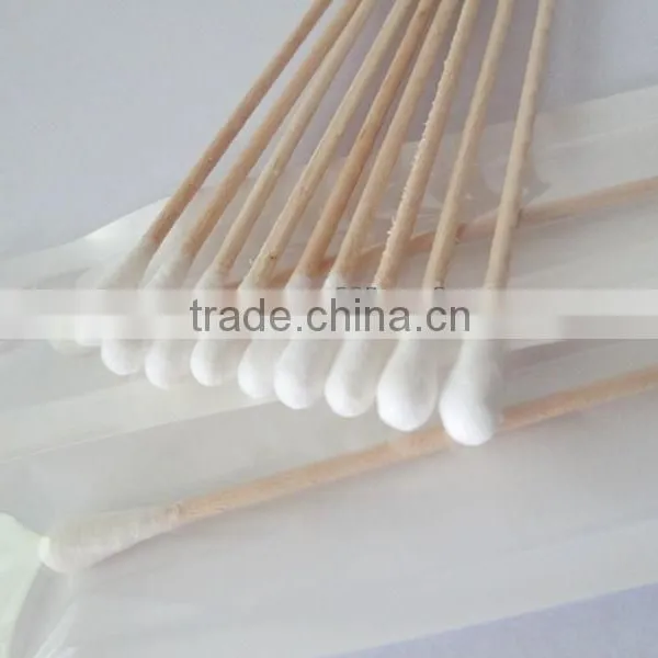 Wooden Stick Mediacal Applicator Cotton Buds