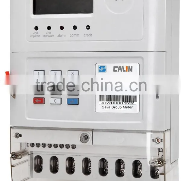 Three Phase STS Keypad Prepaid Energy Meter With GPRS Module/ Plug-in Module