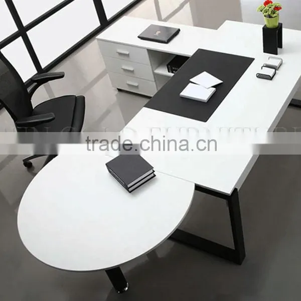 Modern Executive Office Computer Table Steel Office Furniture (SZ-ODB346) photo-5
