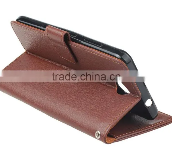 Luxury Litchi Grain Case for NOKIA 650 PU Leather Wallet Cover With Card Holder Stand Case TB-0096 photo-4