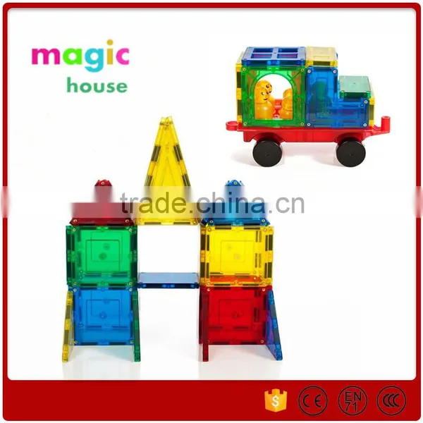 Playmags New Magnetic Building Tile Blocks Magna Tiles