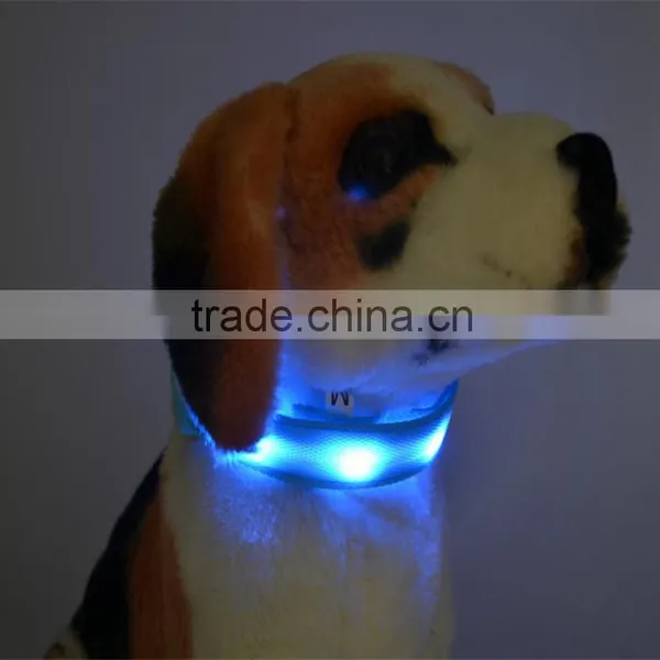 LED Pet Dog Cat Collar Led Glow Flash Light Dog Puppy Belt Harness Leash Tether Pet Collar Rope photo-4