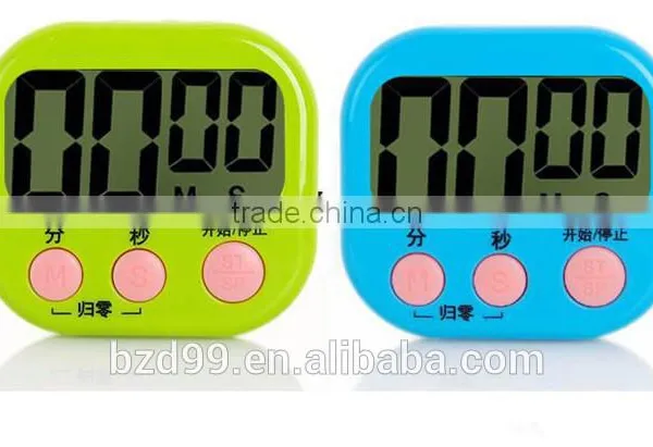 Smart Large LCD Display Remind Timing Digital Count Up and Count Down Timer With Switch/Pothook/Holder/Magnet photo-5