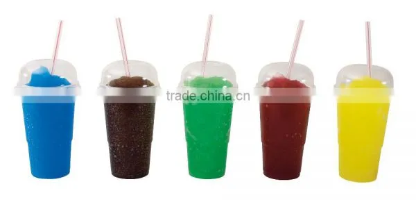 Plastic Hand Smoothie Cup / Coorful / Summer photo-2