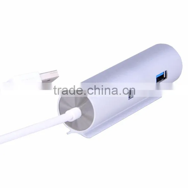 OEM 4 Port Portable USB 3.0 Hub with Power Switch for Ultra Book, MacBook Air, Windows 8 Tablet PC