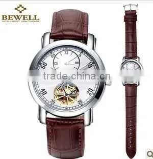 Skeleton Automatic Watch for Men Leather Strap Automatic Watches                        
                                                Quality Choice