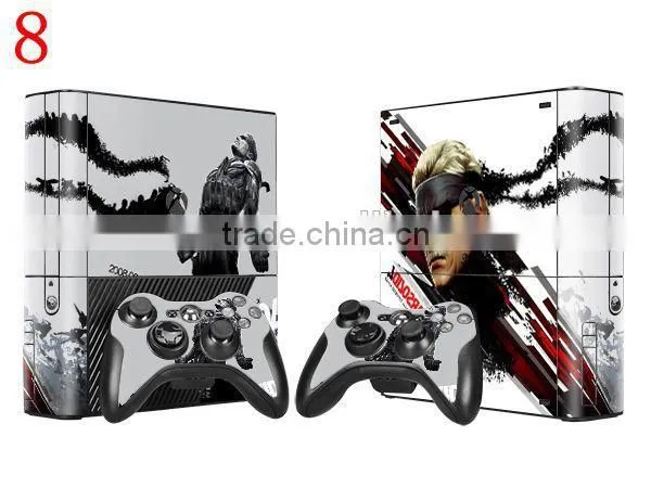 Wholesale Price High Vinyl Skin Decal for Xbox 360 E Vinyl Skins Sticker
