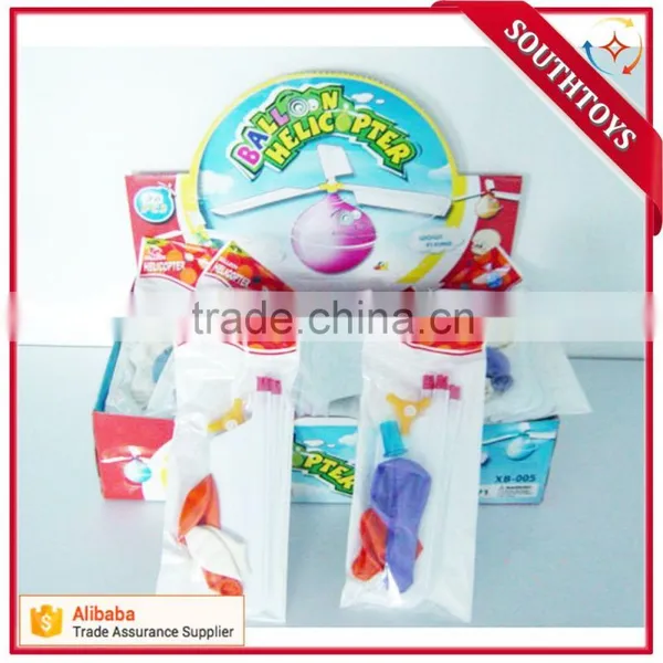 Kids Toys Whirly Wing Balloon Helicopter Party Favor Toy Balloon Powered Helicopter Toy photo-2