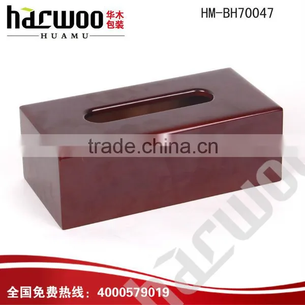 Custom Top Grade Black Square Acrylic Tissue Box for Hotel Promotional photo-2