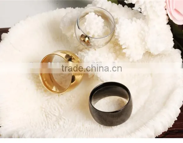 Gold Plated Jewelry Stainless Steel Ring Dubai Gold Ring Designs photo-4