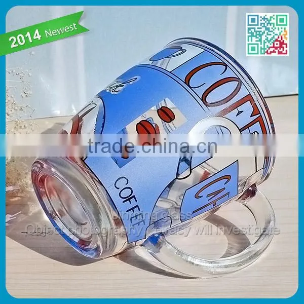 Manufacture Glassware Beautiful Pattern Coffee Mugs photo-4