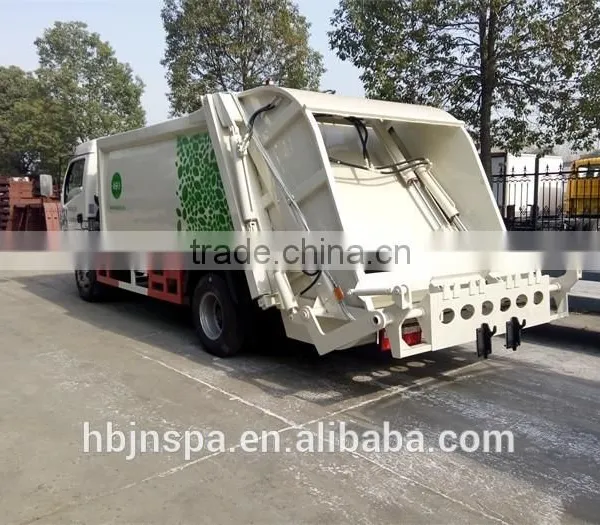 Export to Sorth America 140HP Garbage Compactor Truck Dongfeng photo-3