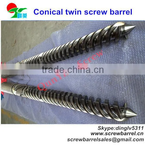 Conical Twin Screw Barrel for Double Screw Extruder photo-2