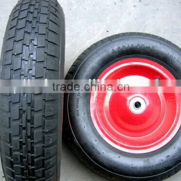 Pneumatic Wheel 400-8 Wheel Barrow Wheel 400-8 photo-2