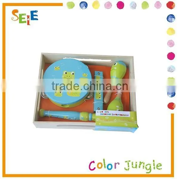 Wood Music Instruments Toy for Kid,child Favourite Wood Musical Toy Sets photo-3