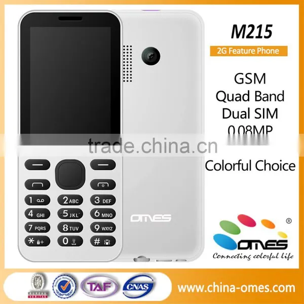 M215 Best Seller 2.4inch cheap slim basic phone