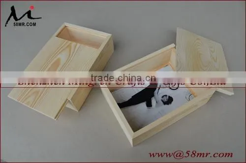 Wood Photo Storage Gift Box With USB Box photo-2