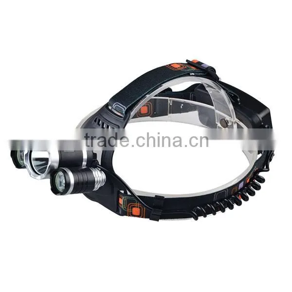 Camping Lantern Flashlight Type 4 Mode 1800 Lumens Zoomable Headlamp photo-2