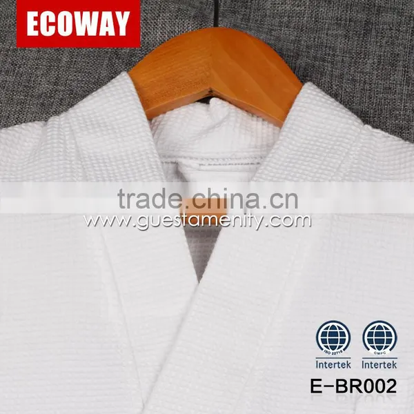 Top Quality Cheap White Waffle Bathroom Bathrobes for Adult photo-2